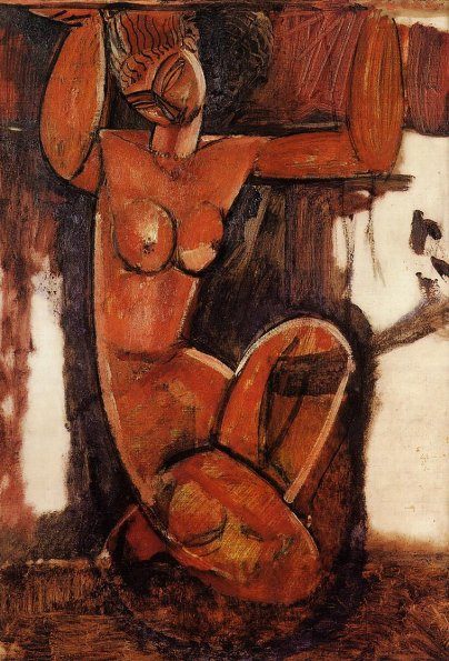 Amedeo Modigliani Caryatid 1